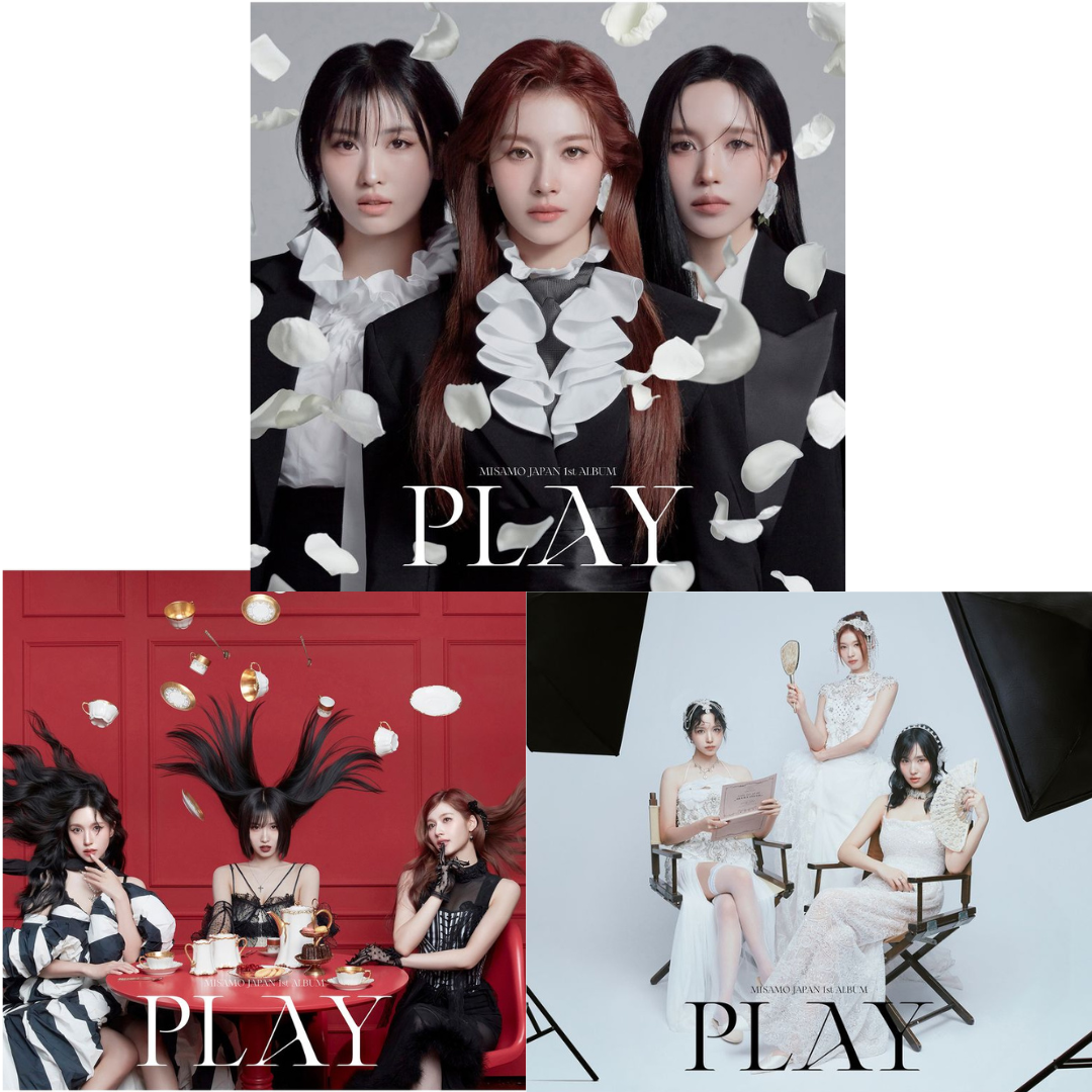 MISAMO JAPAN 1st ALBUM “PLAY” First Limited Edition B+Regular Edition+ONCE JAPAN Limited Edition (Exclusive products for FC members)