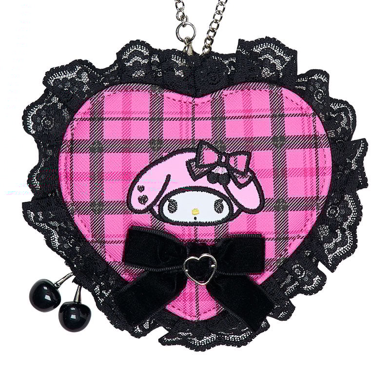 Mini pouch charm (Sweet Rock 'n' Check) -My Melody
