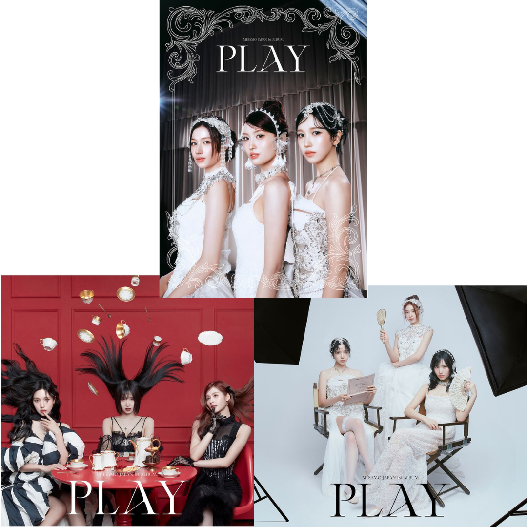 MISAMO JAPAN 1st ALBUM “PLAY” First Limited Edition A+Regular Edition+ONCE JAPAN Limited Edition (Exclusive products for FC members)