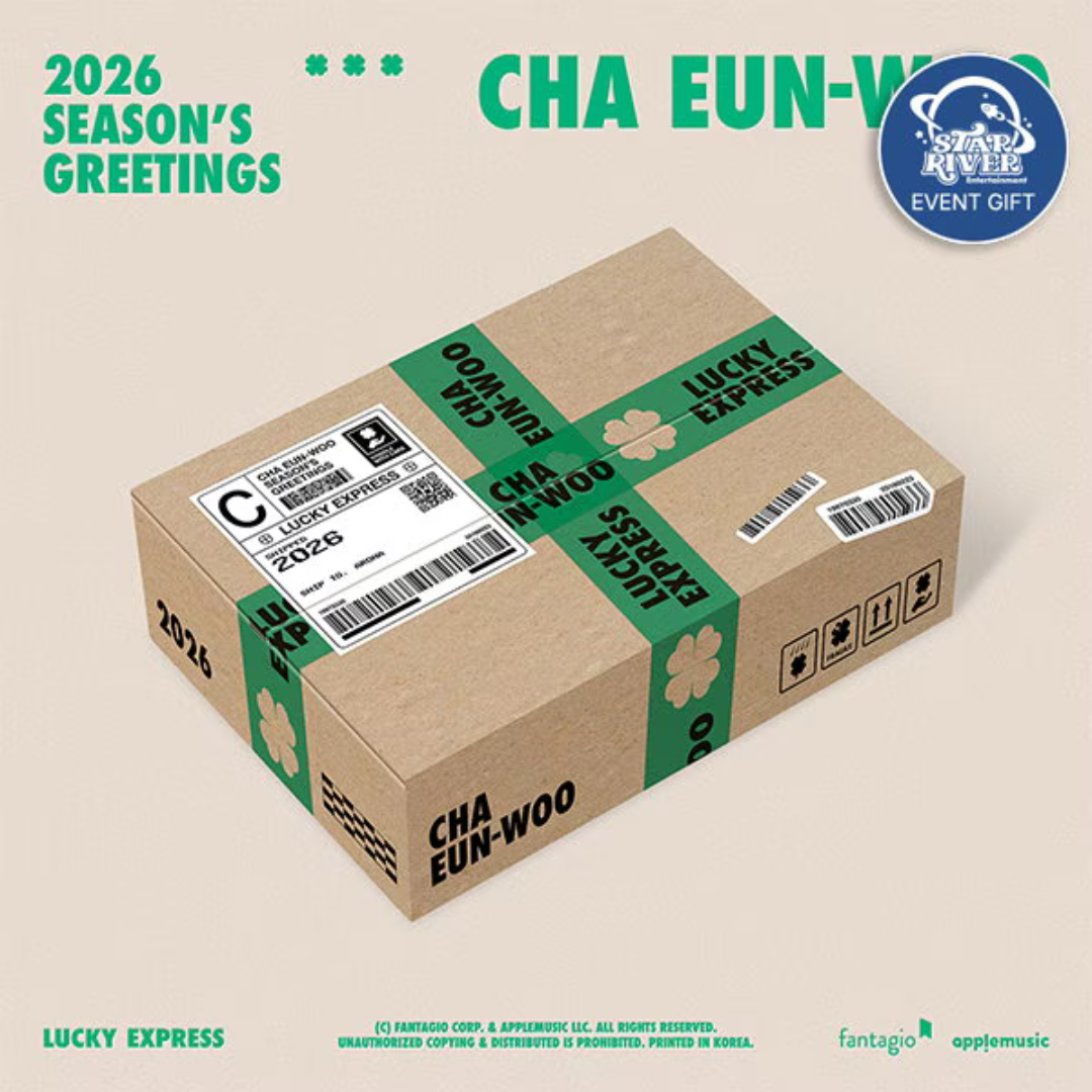 STAR RIVER Bonus Included CHA EUNWOO - 2026 SEASONS GREETINGS LUCKY EXPRESS