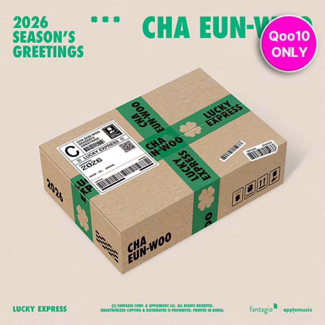QOO10 EXCLUSIVE Bonus Included CHA EUNWOO - 2026 SEASONS GREETINGS LUCKY EXPRESS