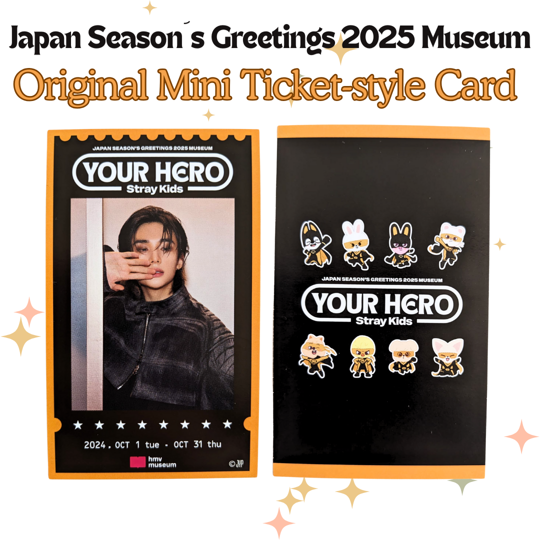 Original Mini Ticket-style Card -Hyunjin