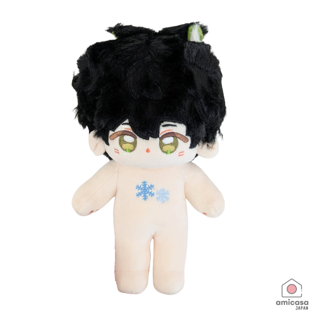 Type A – Black Hair / Green Eyes / Snowflake Design+ Matching Acrylic Stand